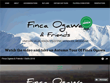 Tablet Screenshot of fincaogawa.com